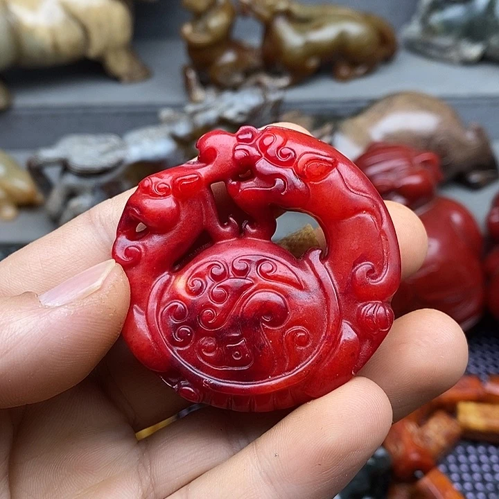 未镶嵌蛇纹石玉颈饰