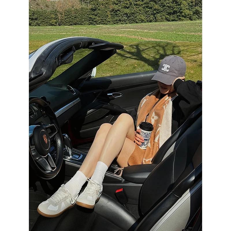 德训鞋女鞋新款百搭软底平底运动鞋休闲板鞋潮韩版经典复古小白鞋