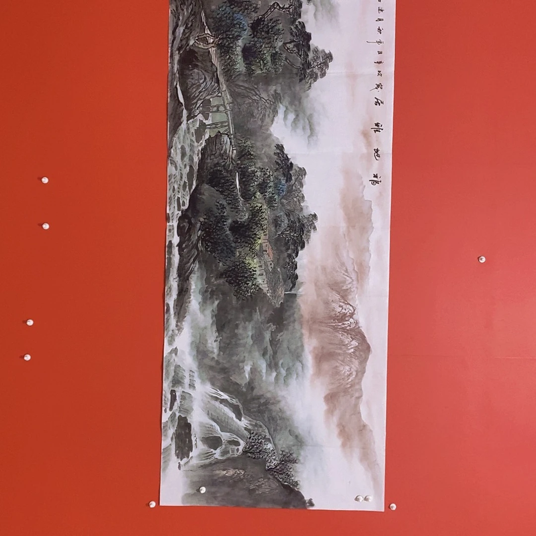 国画山水花鸟国画作品