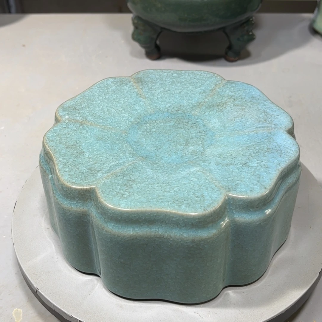 瓶汝窑瓷器品相完美