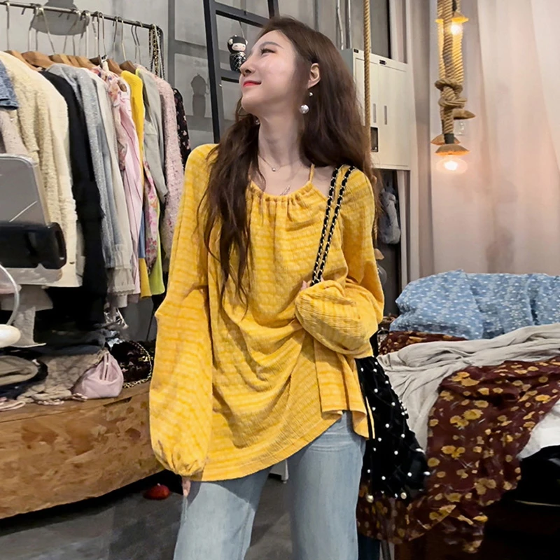 韩系百搭休闲宽松个性设计衬衫女2025春季新款复古潮流气质上衣潮