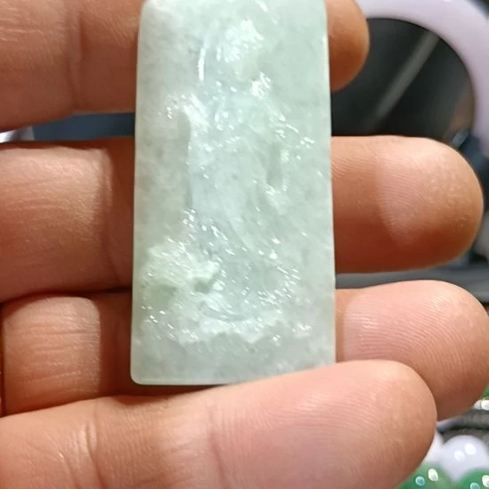 翡翠未镶嵌颈饰天然A货翡翠，支持复检，尺寸24/50/6