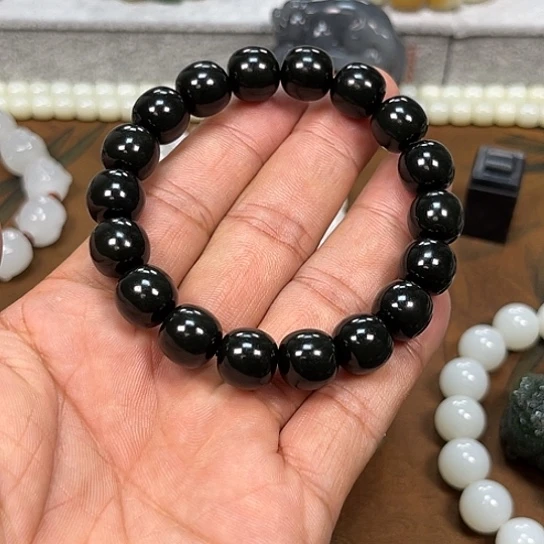 和田玉未镶嵌手链9999999