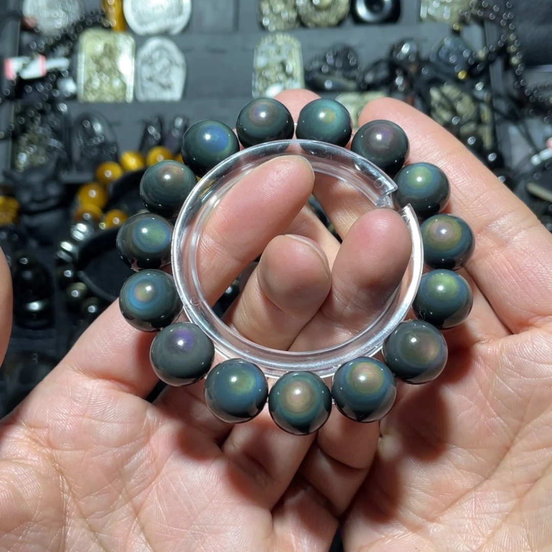 黑曜岩珠宝奇石未镶嵌路*人