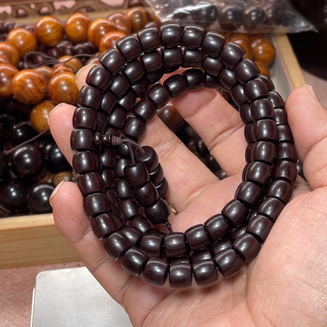 檀香紫檀（小叶紫檀）0809的108颗泥料968号