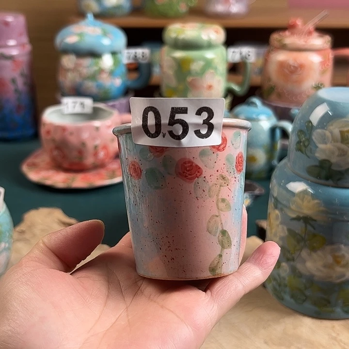 景德镇陶瓷手绘作品053大瑕