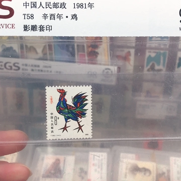 T58一轮生肖鸡邮票1981年发行98