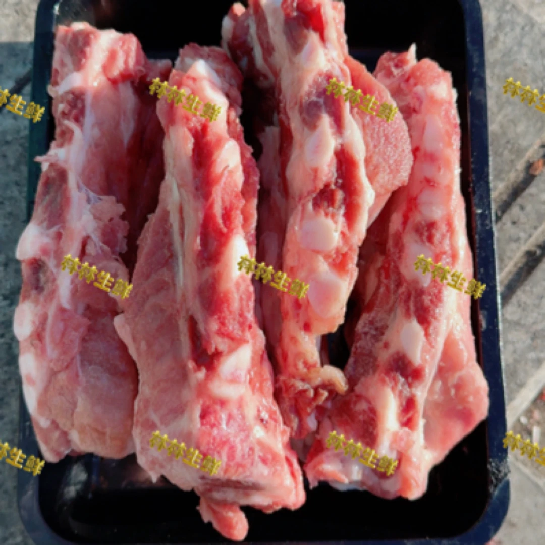 猪胸骨～排骨边有肉有脆骨少许硬骨5斤