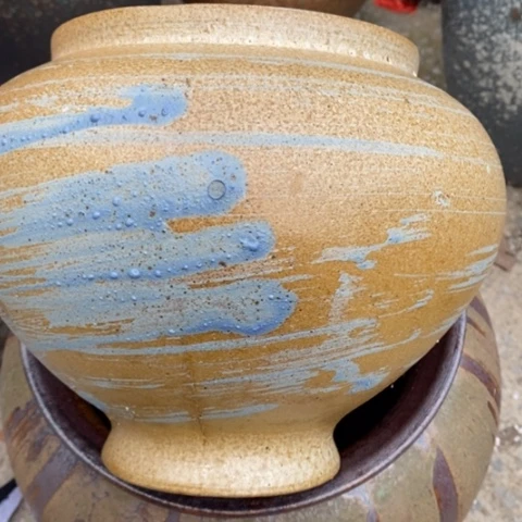 【闪购商品】紫砂花盆高21口17瑕疵