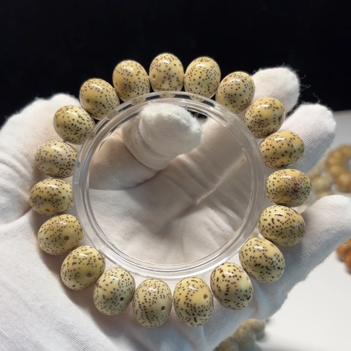 吊坠星月菩提1512胖刀型苹果珠单圈