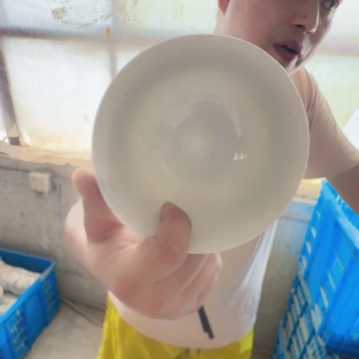 景德镇高温陶瓷4.75寸影青米饭碗10个