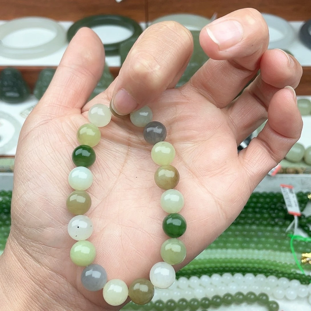 和田玉手串未镶嵌