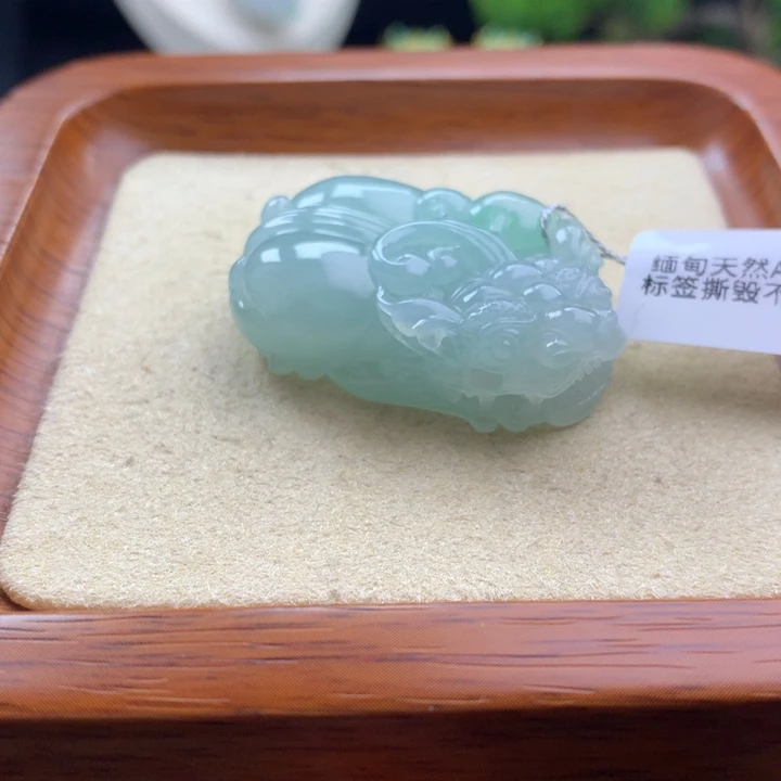 翡翠未镶嵌颈饰貔貅21