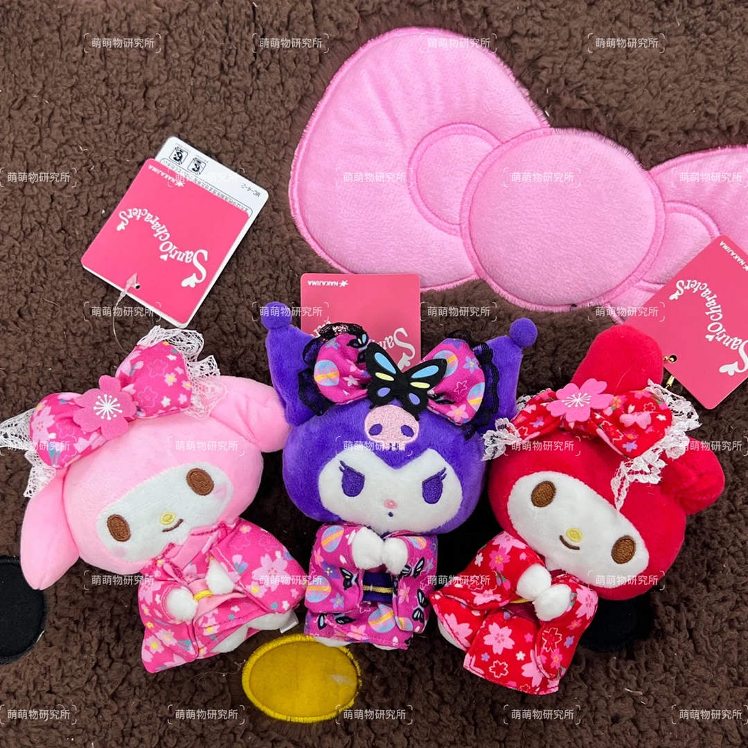 和服系列HelloKitty美乐蒂库洛米日系樱花和服站立玩偶限定可爱