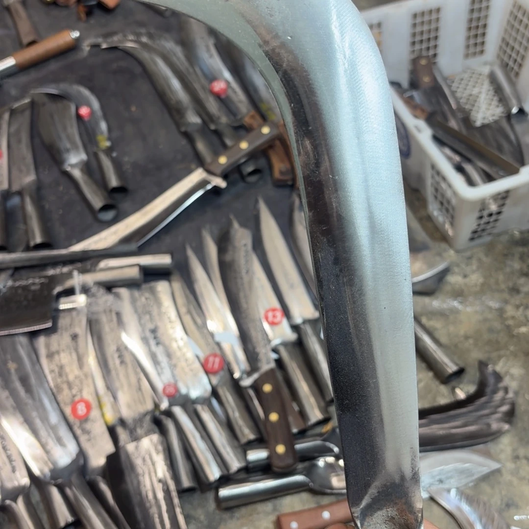 高碳锰钢云南阿老表手工锻打刀