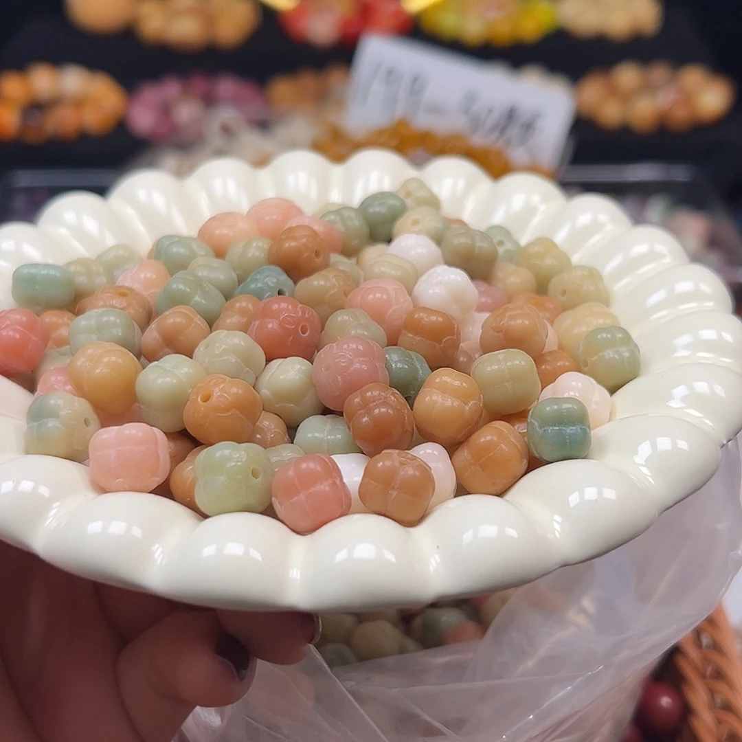 菩提根/象牙果手串多宝柿子100颗11到12大小混