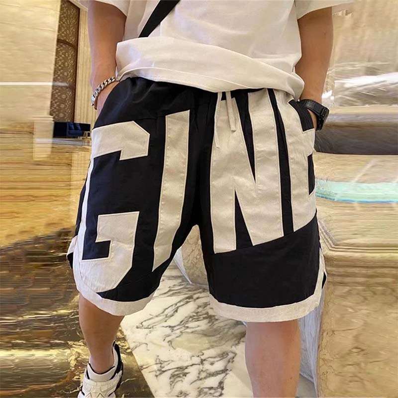 特大码300斤夏季薄款运动短裤男女装潮牌ins百搭宽松休闲五分中裤