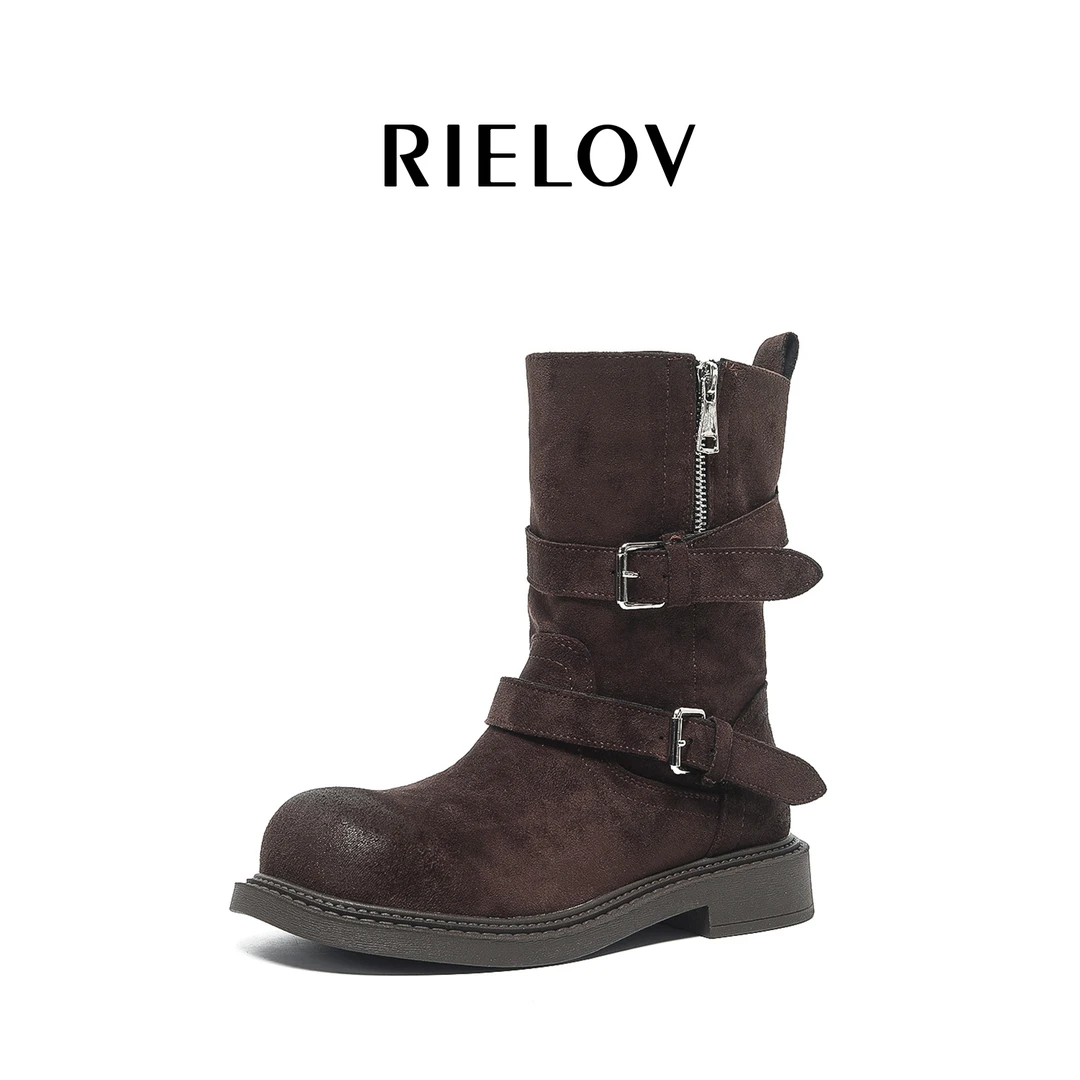 汤圆●【RIELOV】增高3.5cm时尚潮流百搭女士时装靴906-1