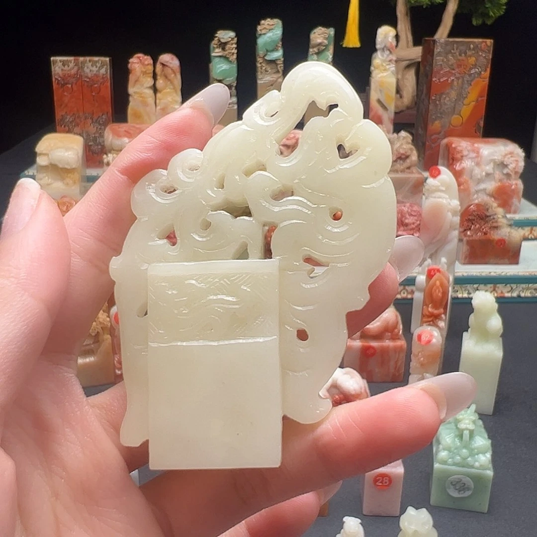 寿山石印石手工制作