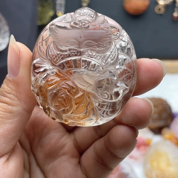 水晶颈饰未镶嵌