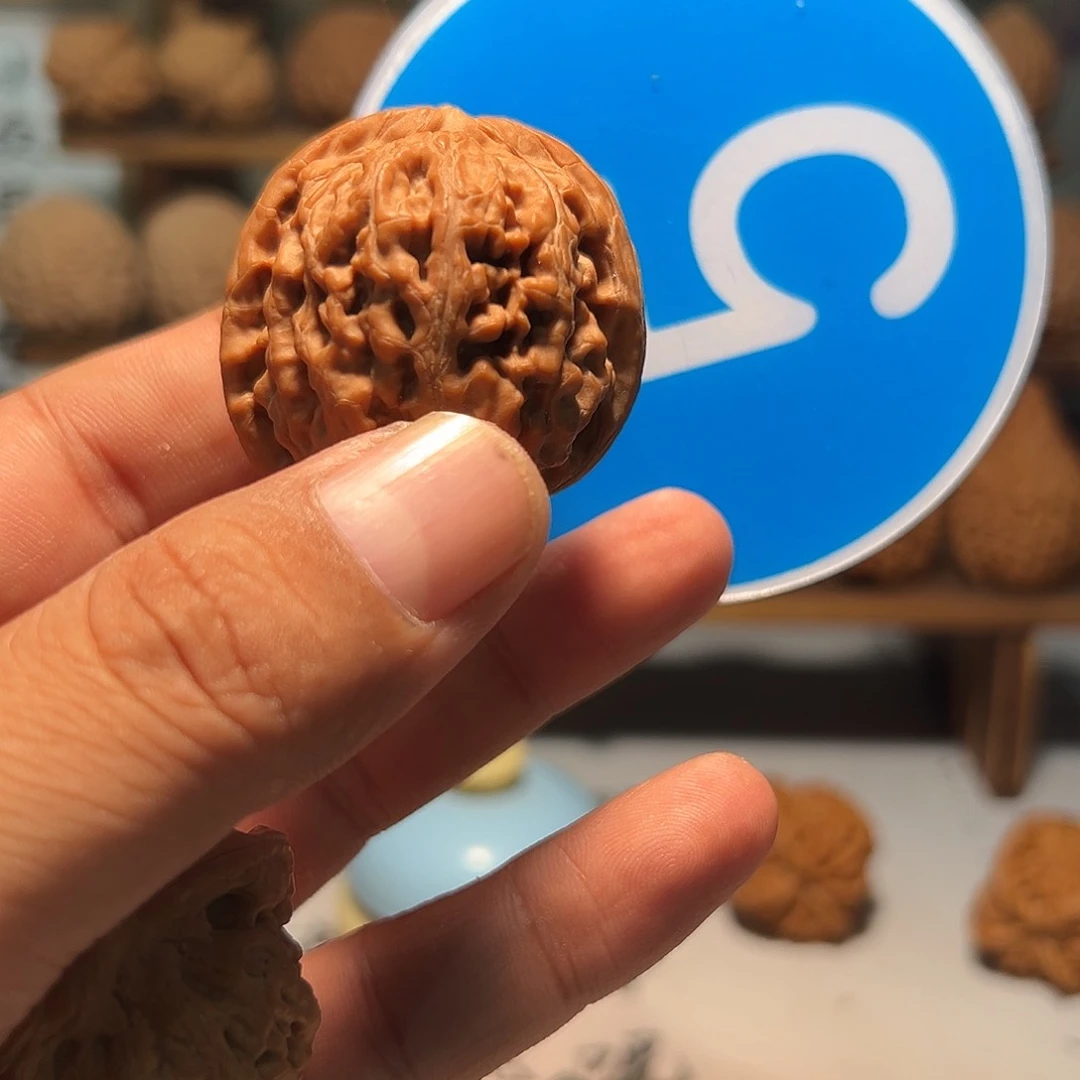 C****a文玩核桃，蓝色005号