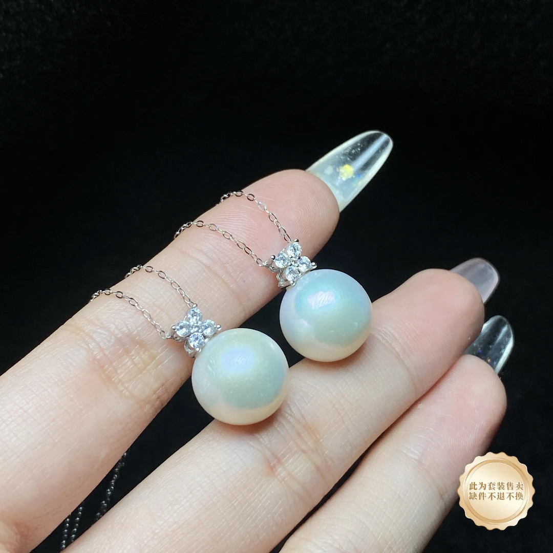 【小北好物】S925银淡水珍珠吊坠带链【多样性发一件】QJ10X122