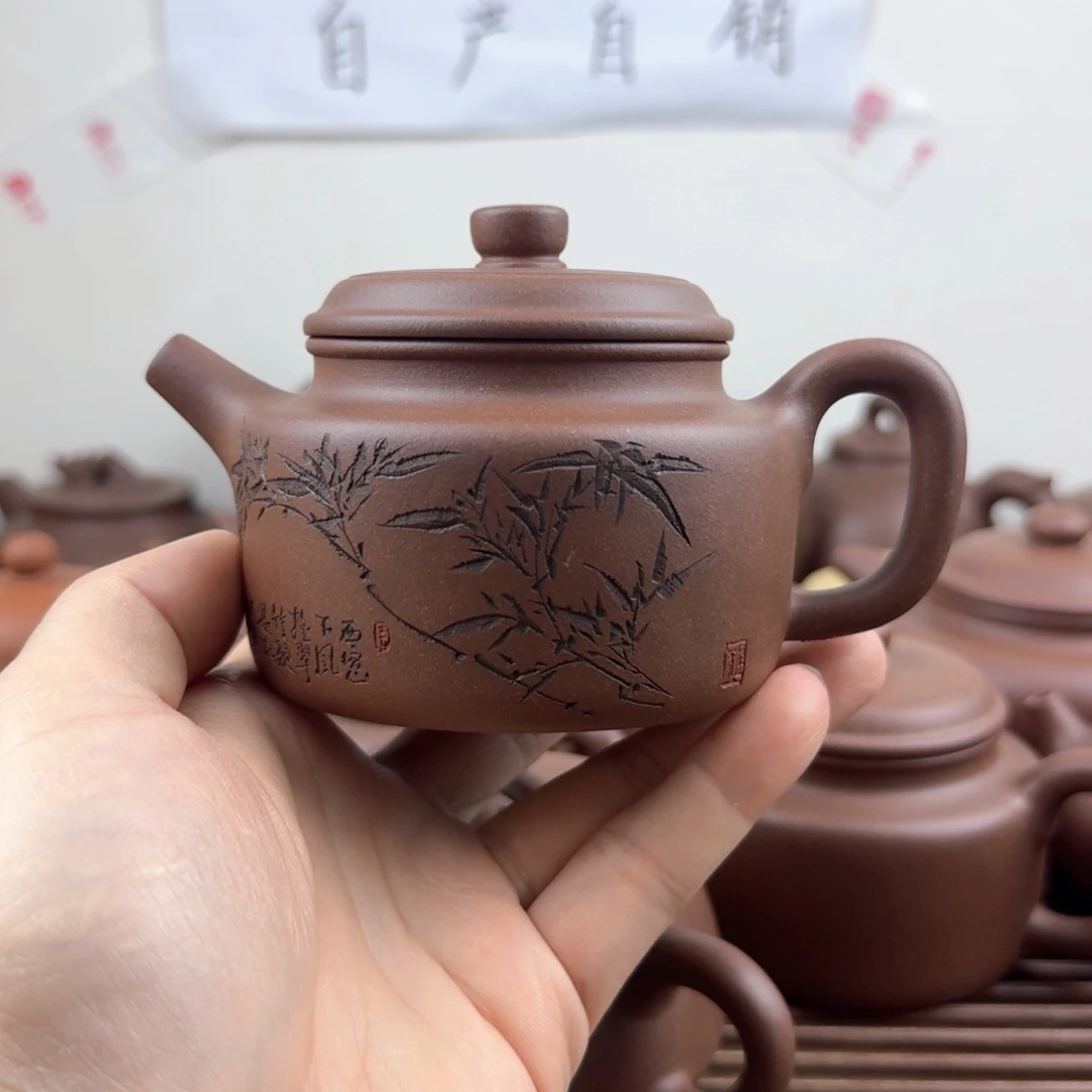 茶壶紫砂德钟220cc台西嫩底槽清