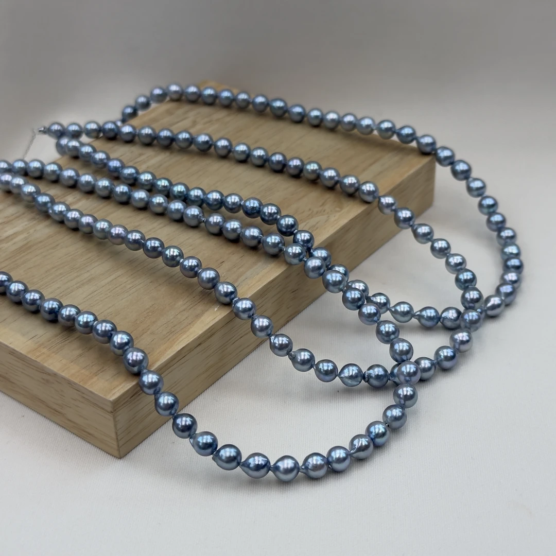 TX254【新年海水福利】天然AKOYA巴洛克珍珠真多麻系满串多样性发一