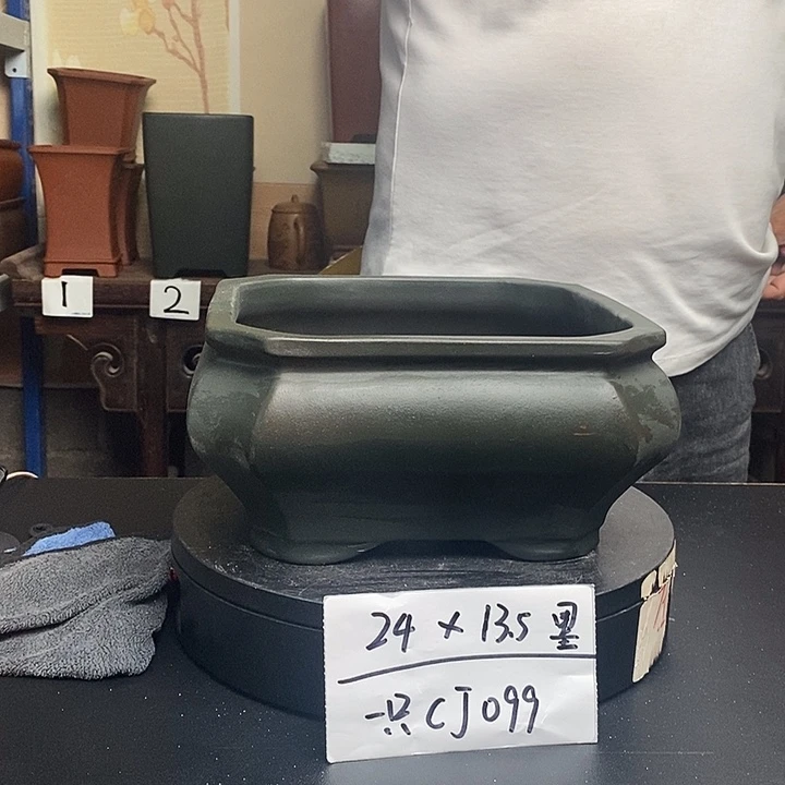 紫砂花盆货好一只CJ099