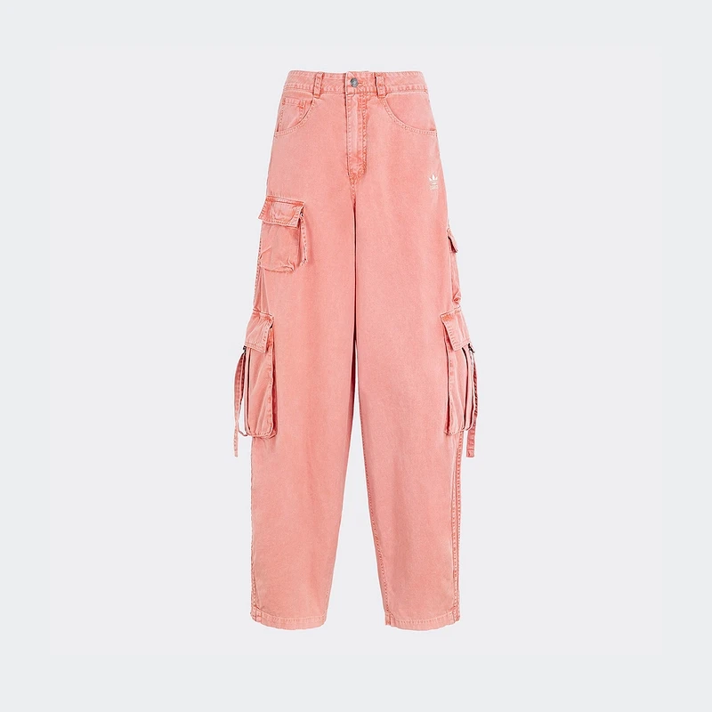 adidas/阿迪达斯 休闲裤直筒牛仔经典运动裤 KD4114