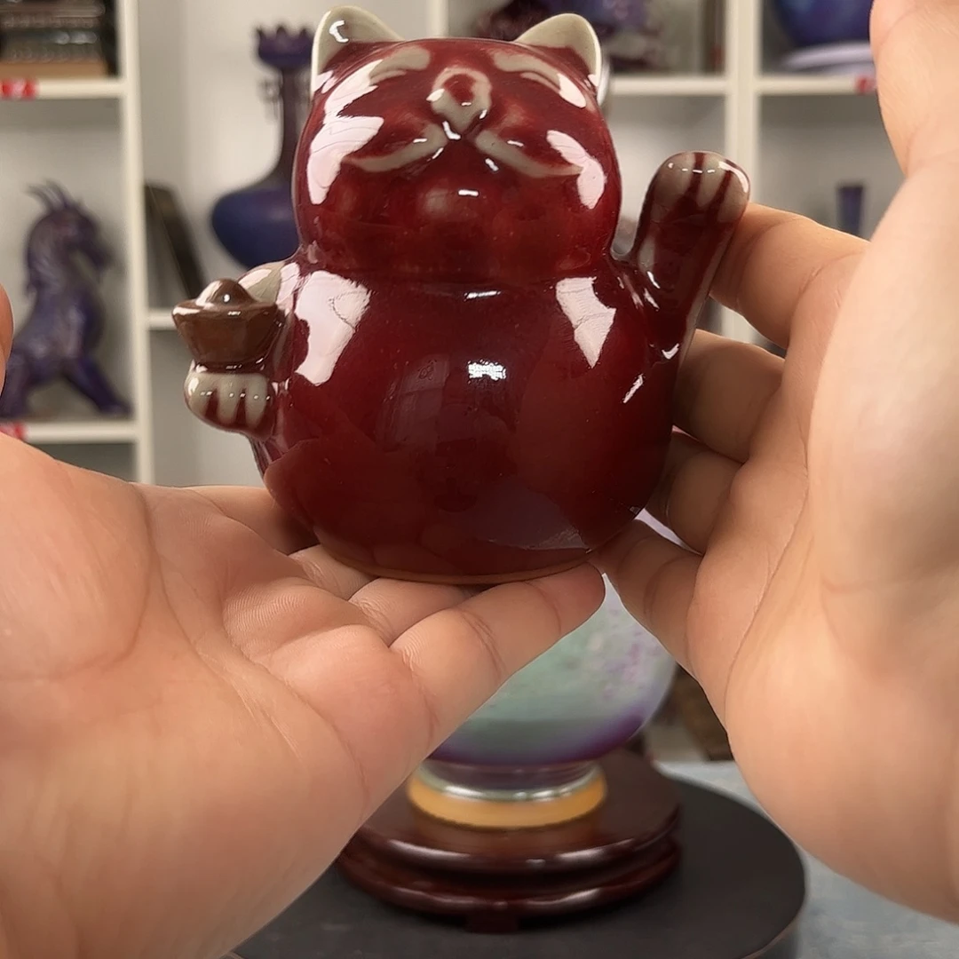 瓷片摆件……招财猫……