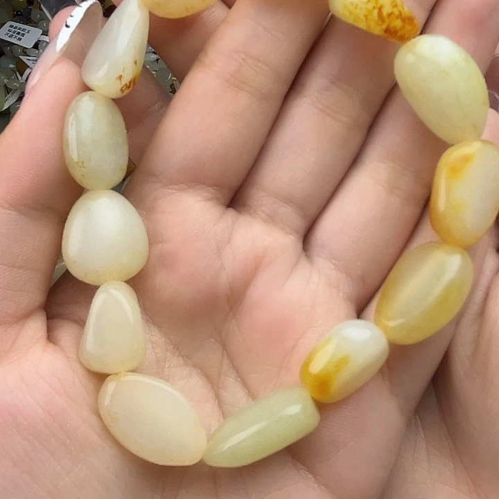 和田玉（糖玉）未镶嵌手链