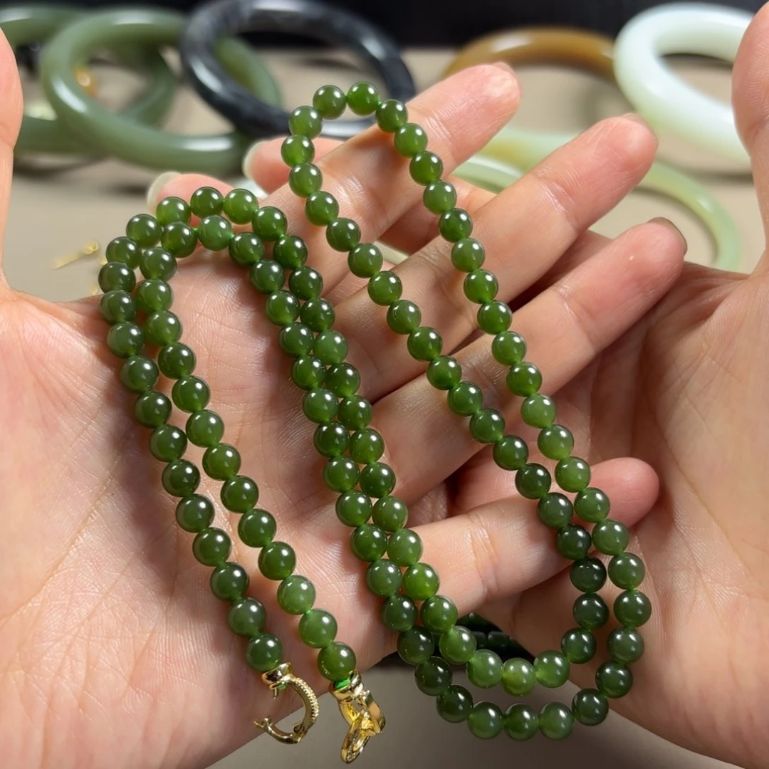 未镶嵌和田玉耳饰108卡6