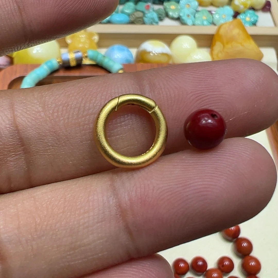 ****丶南红玛瑙未镶嵌颈饰