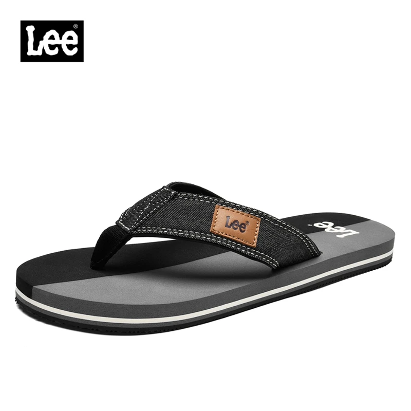 Lee夏季凉拖男舒适户外人字拖潮流防滑夹脚软底耐磨拖鞋L242MF198