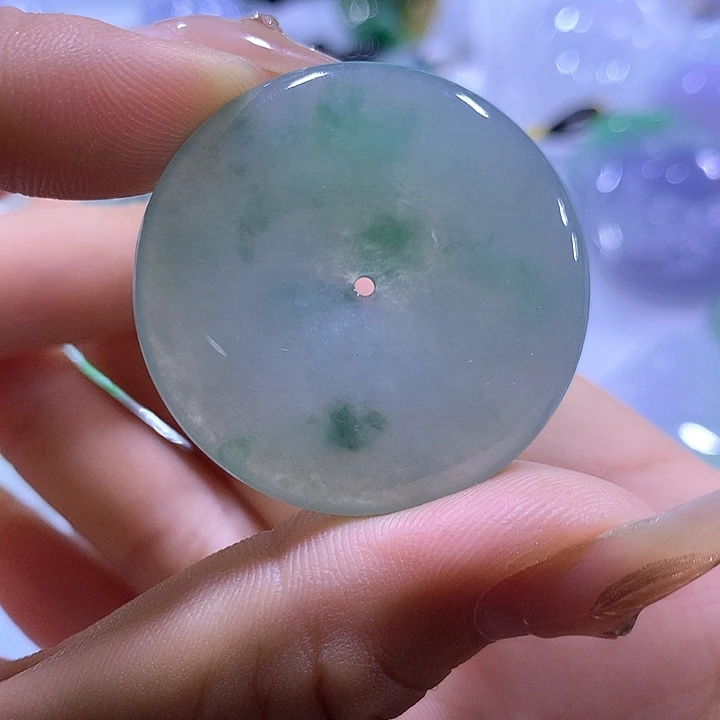 颈饰未镶嵌翡翠天然翡翠A货吊坠