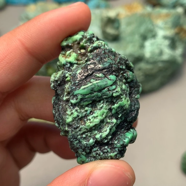 绿松石未镶嵌颈饰