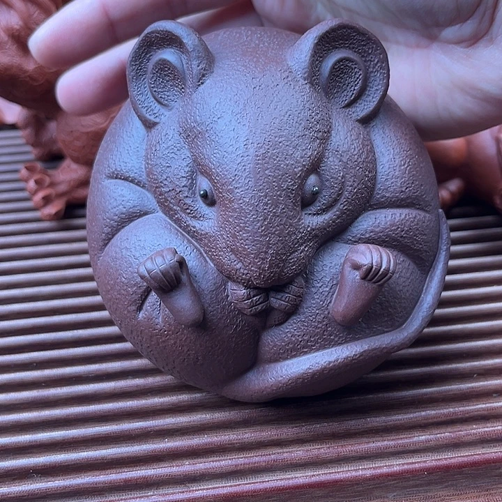 小***智茶宠紫砂紫砂老鼠
