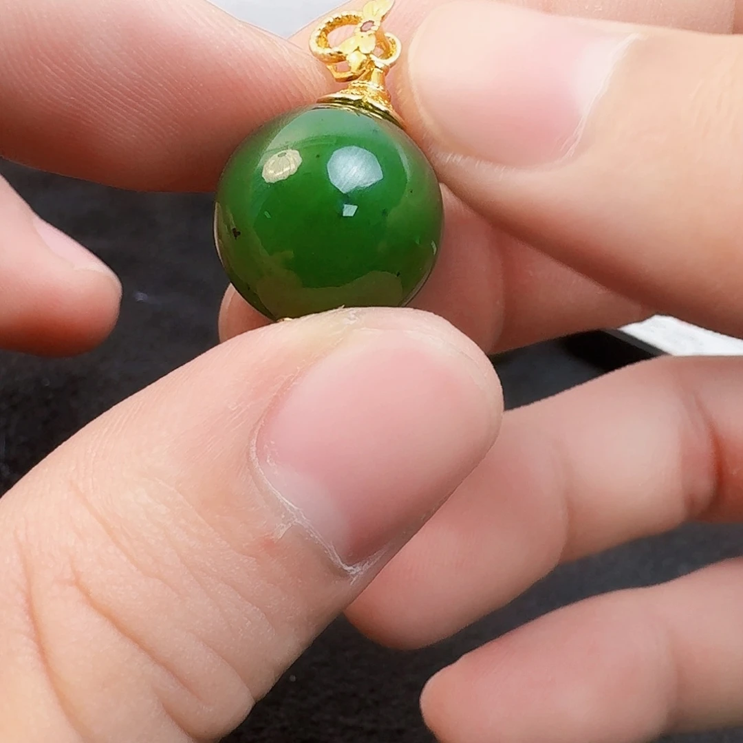 颈饰银S925镶嵌和田玉