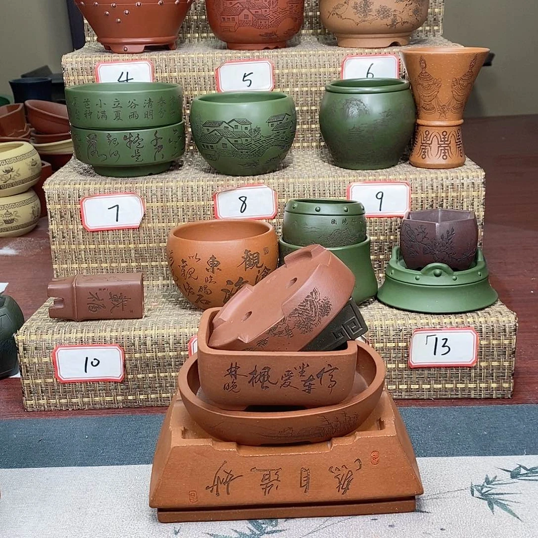 紫砂花盆如****涵在我的