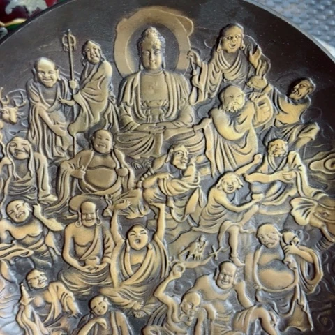 紫金钵盂菩提把件
