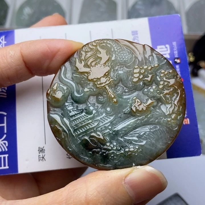 翡翠把件未镶嵌翡翠