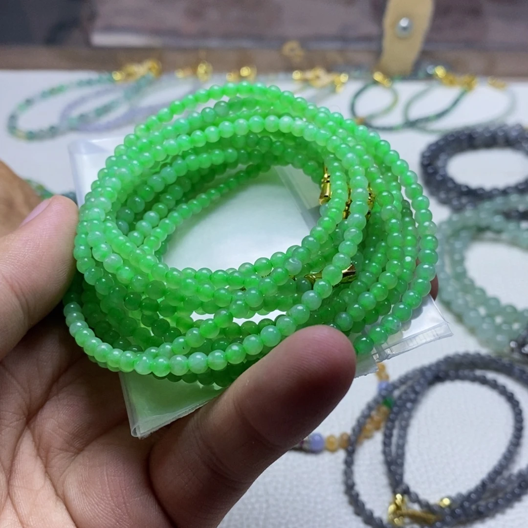 定制翡翠未镶嵌缅甸翡翠a货卡3.8多样性发货