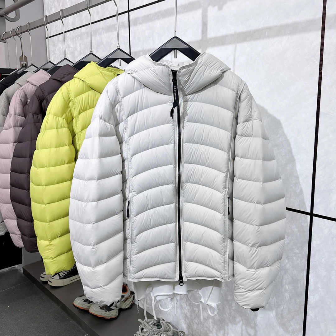 冬季轻量化白鸭绒排骨棉服男士宽松休闲情侣短款保暖洋气外套