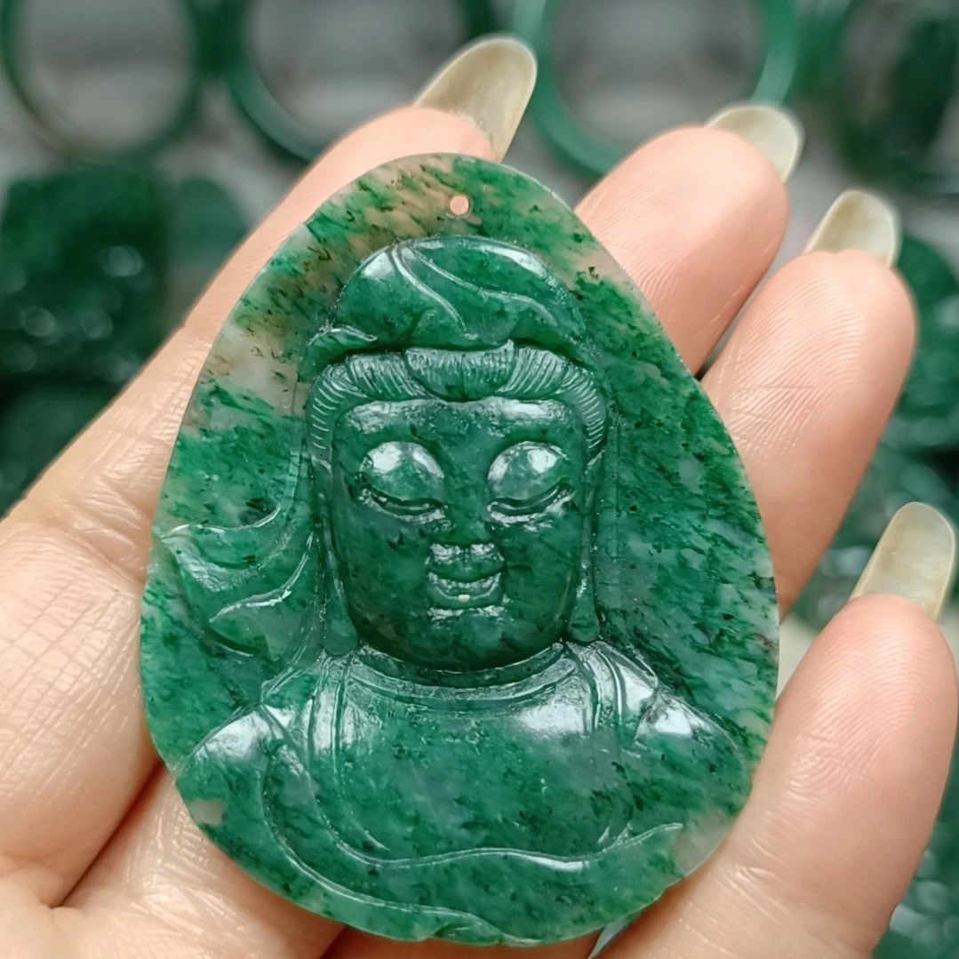 独山玉未镶嵌挂件
