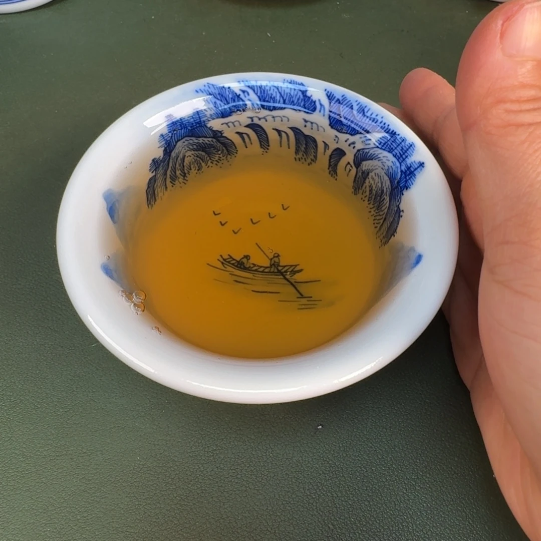 瓷景德镇纯手绘茶具圆圆235