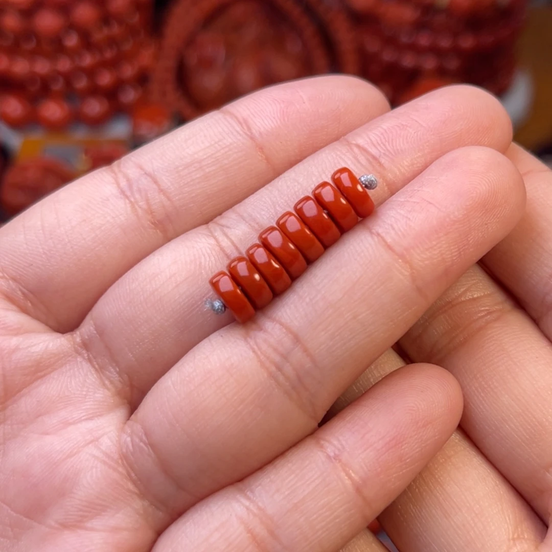 南红玛瑙天然川料瓦西精工隔片未镶嵌A**m