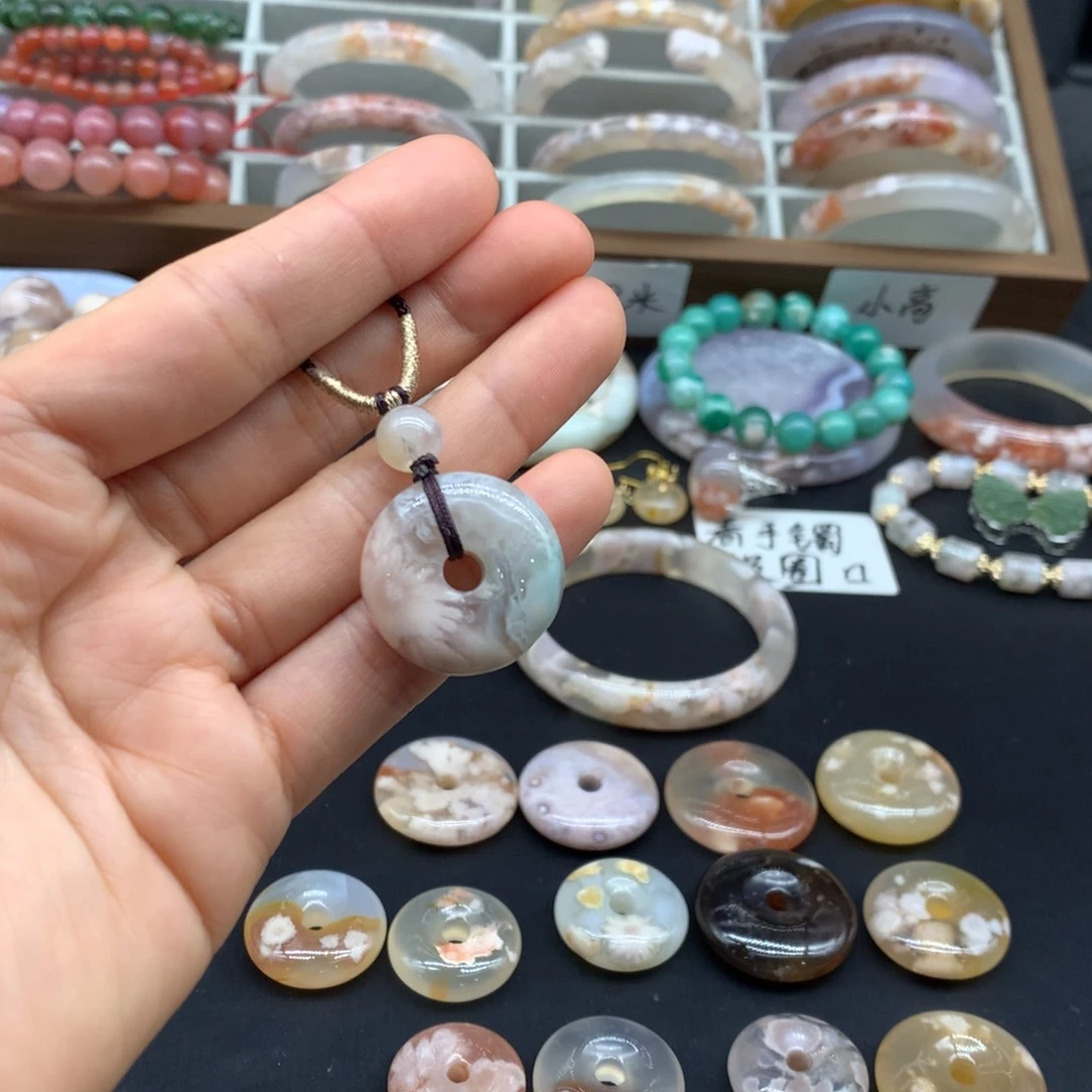 【闪购商品】玛瑙/玉髓手镯未镶嵌喵*咪