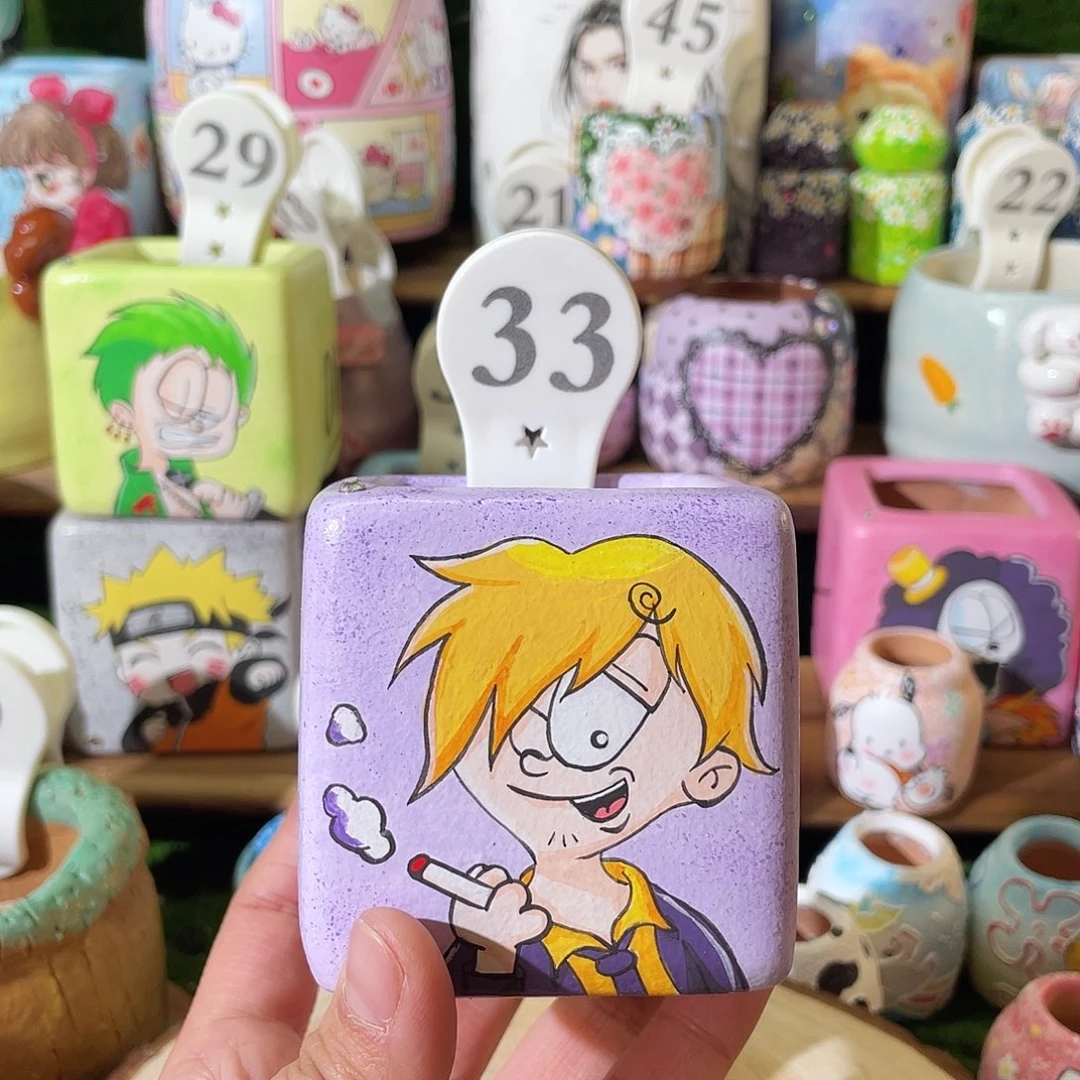 红陶33…..手工手绘