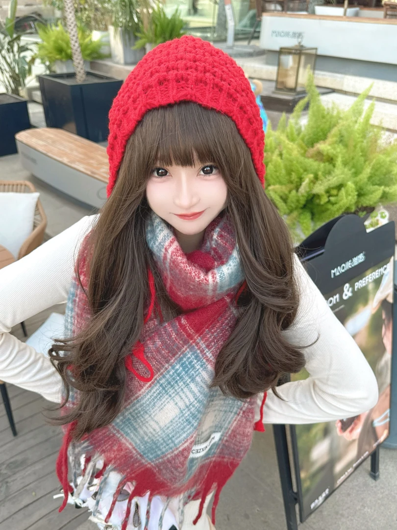 2025新款围巾女冬季网红款百搭秋冬保暖韩系学生情侣格子厚围脖